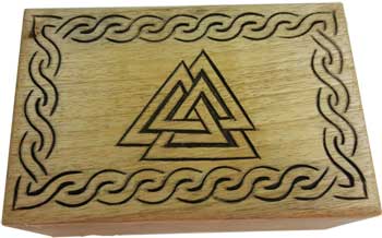 Triangle wood box 4" x 6"