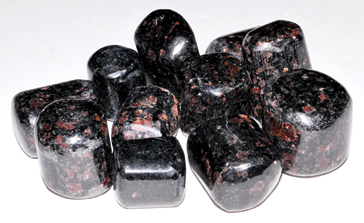 1 lb Garnet in Boitite tumbled stones