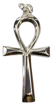 1 1/2" Ankh sterling