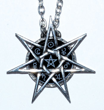 1 3/4" Elven Star pewter