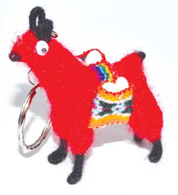 Love Llama key ring