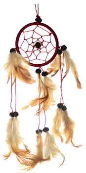 3" Brown dream catcher