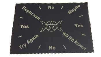 Triple Moon Pentagram pendulum mat