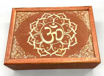 5"x7" Om acacia wood