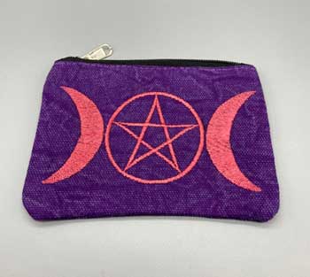 4" x 6" Triple Moon coin purse