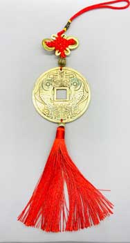 3" Feng Shui hanging Wealth