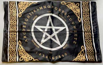 24"x24" Pentagram Pendulum/ Ouija altar cloth